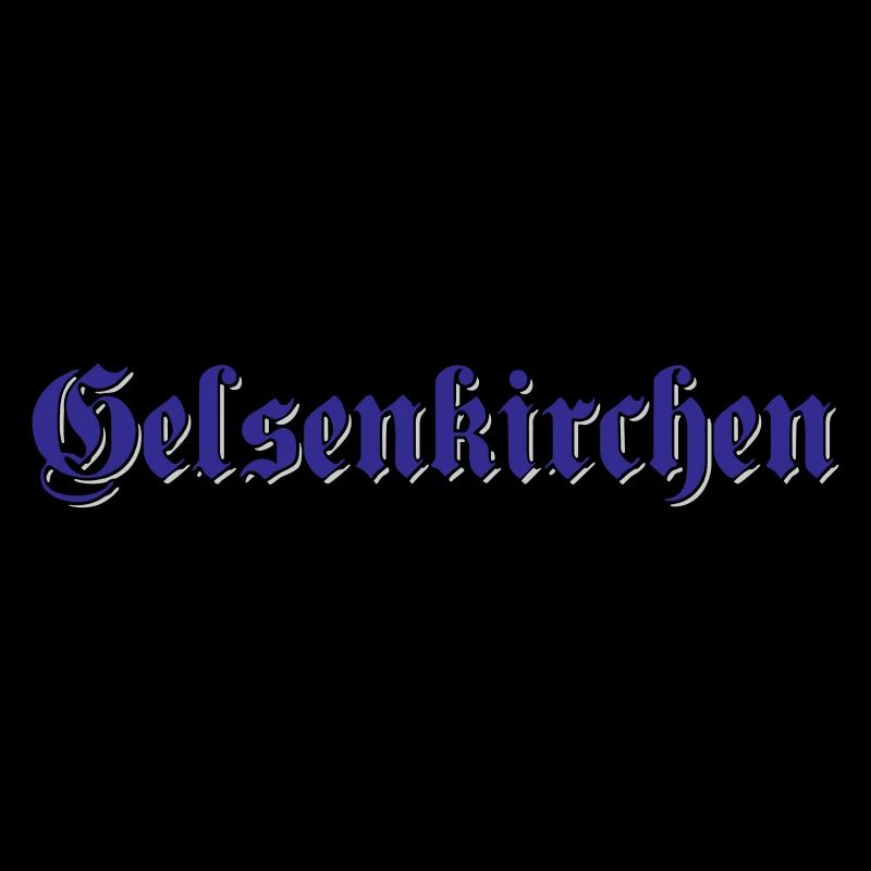 Gelsenkirchen Text | Colors changeable