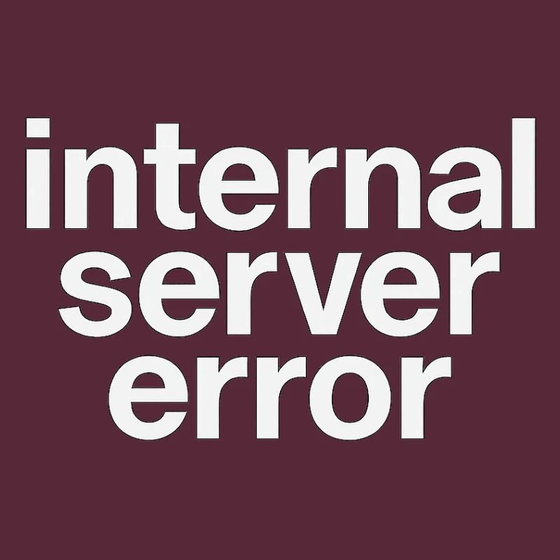 internal server error