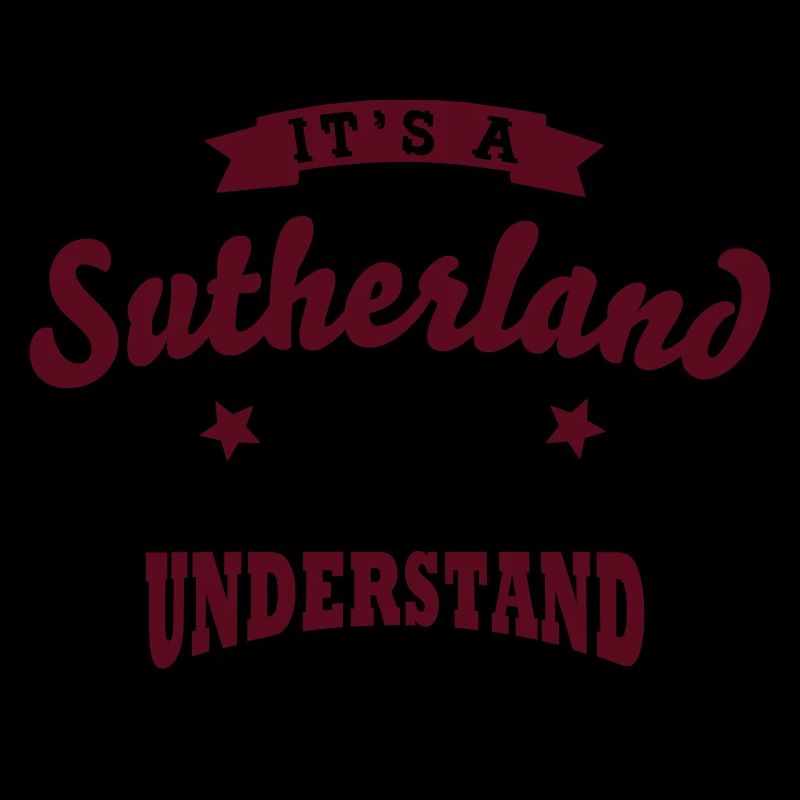 its a sutherland name surname thing