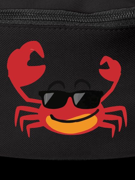 Crab crab with sunglasses