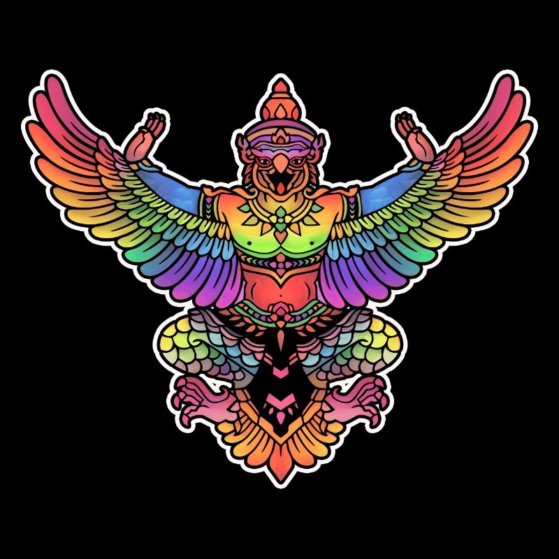 Garuda rainbow Indonésie