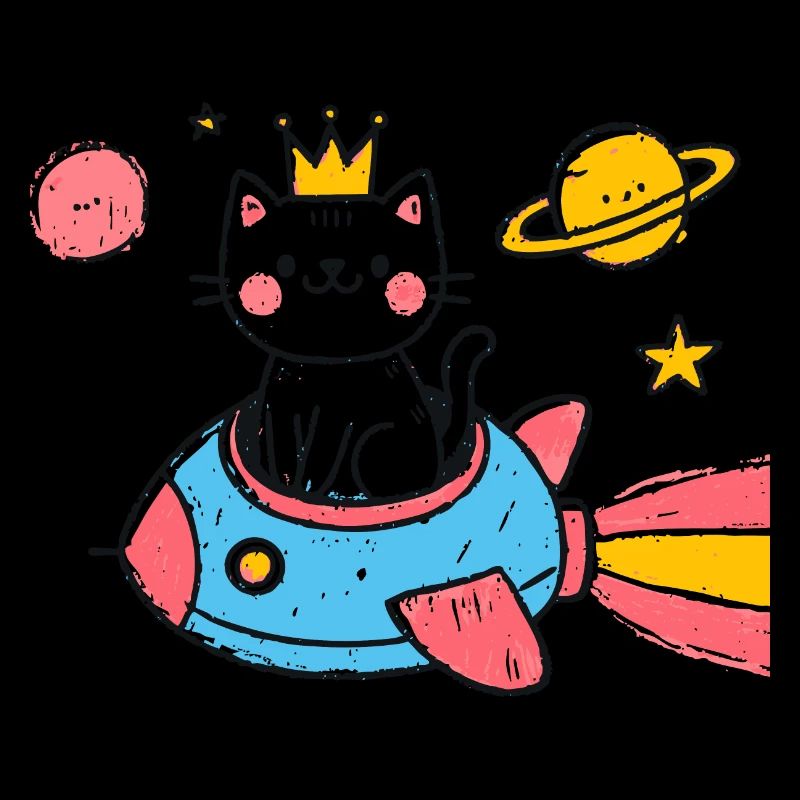 Chat dans l’espace