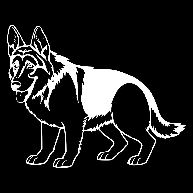 Schäferhund weiß