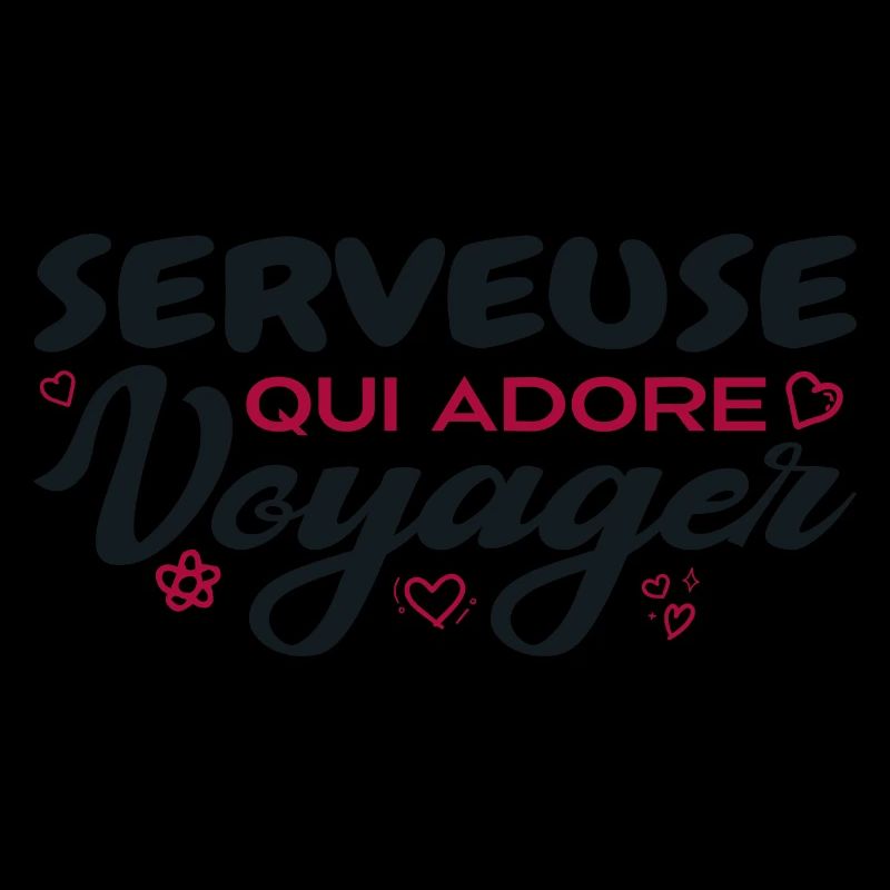 Serveuse globe-trotteuse passionnée de voyages