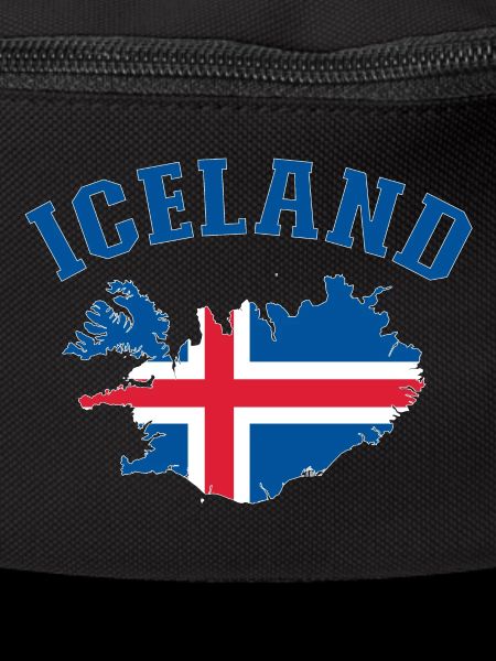 Iceland Flag Map