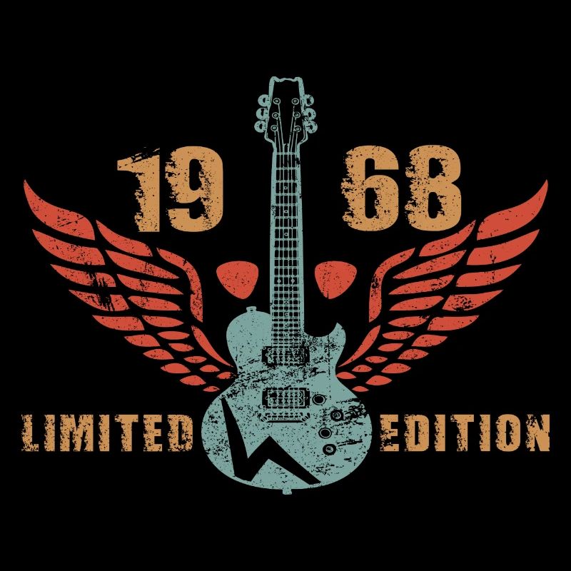 Guitariste Guitariste 1968 Anniversaire