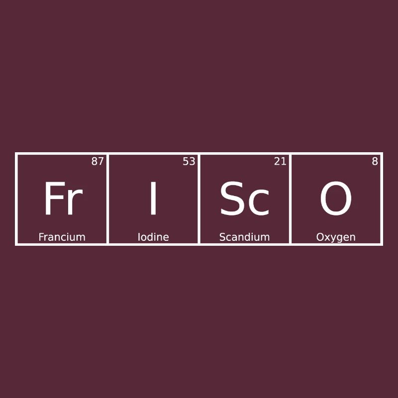 Frisco Name First Name Chemistry Periodic Table Elements