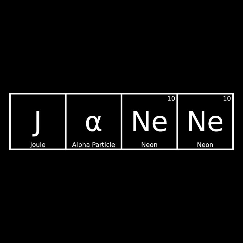 Janene Nom Prénom Chimie Éléments du tableau périodique