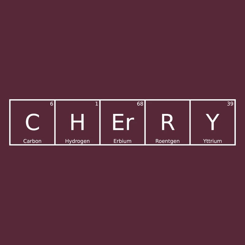 Cherry Name First Name Chemistry Periodic Table Elements