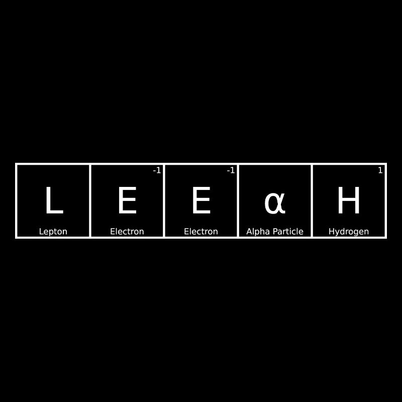 Leeah Nom Prénom Chimie Tableau périodique Éléments