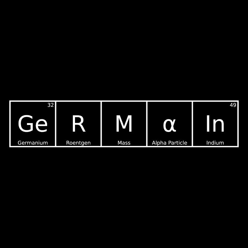 Germain Nom Prénom Chimie Tableau périodique Élément