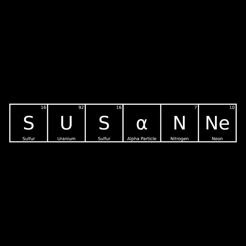 Susanne Surname First Name Chemistry Periodic Table Element