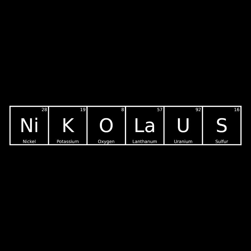 Nicholas Surname First name Chemistry Periodic Table