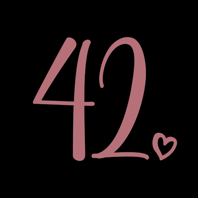 Süße Nummer 42, 42 Jahre alt, 42. Geburtstag Geschenk