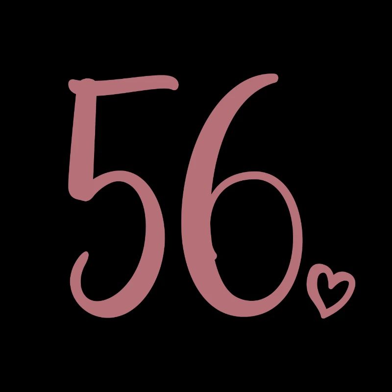 Mignon numéro 56, 56 ans, cadeau de 56e anniversaire