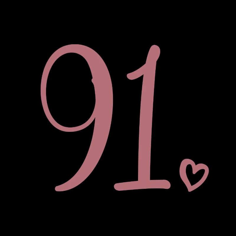 Süße Nummer 91, 91 Jahre alt, 91. Geburtstag Geschenk