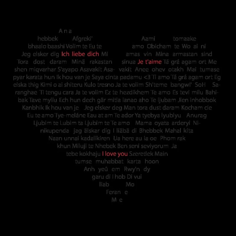 Ich liebe dich