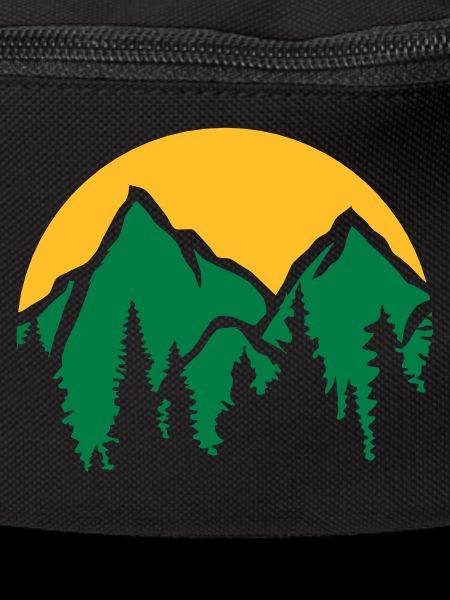 Mountains Sun Conifers