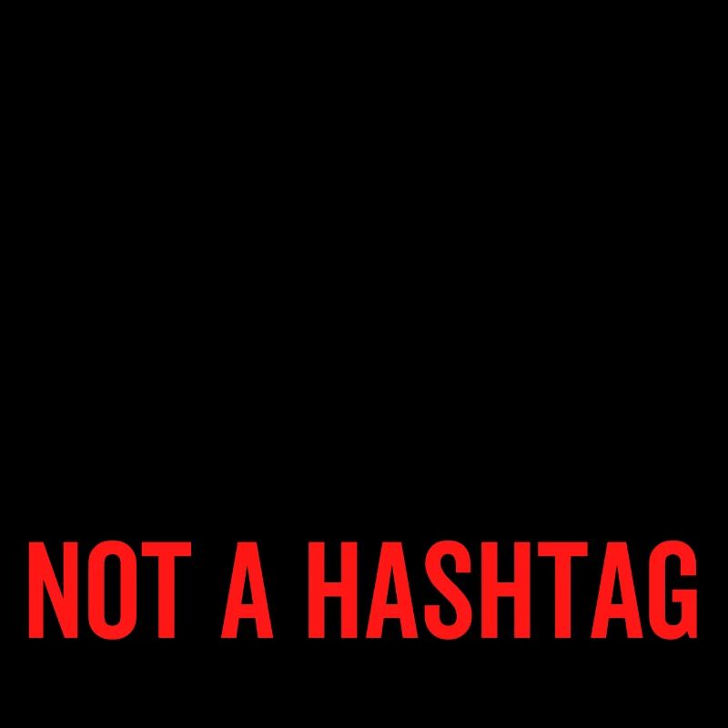 Es heißt ein scharfer Hashtag, kein Hashtag