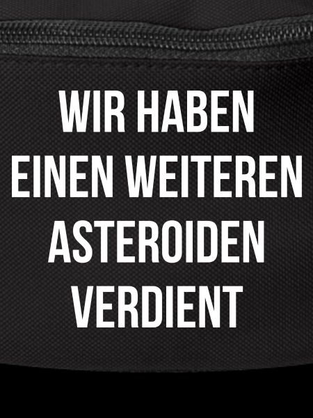 Asteroid Astronomie Spruch