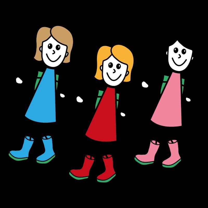 Femmes dans le style comique