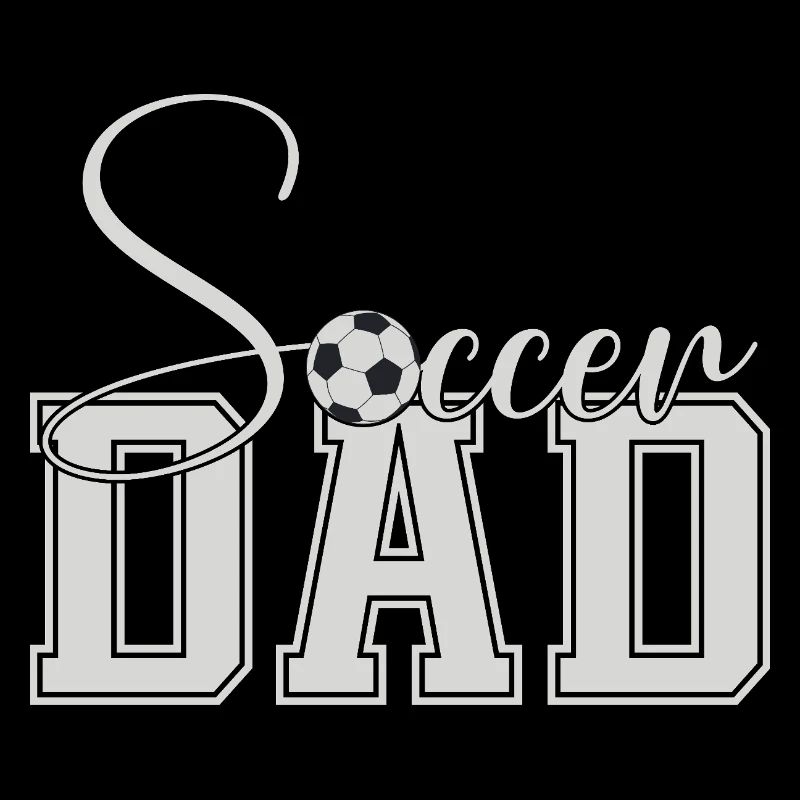 Soccer Dad Varsity Block Texte