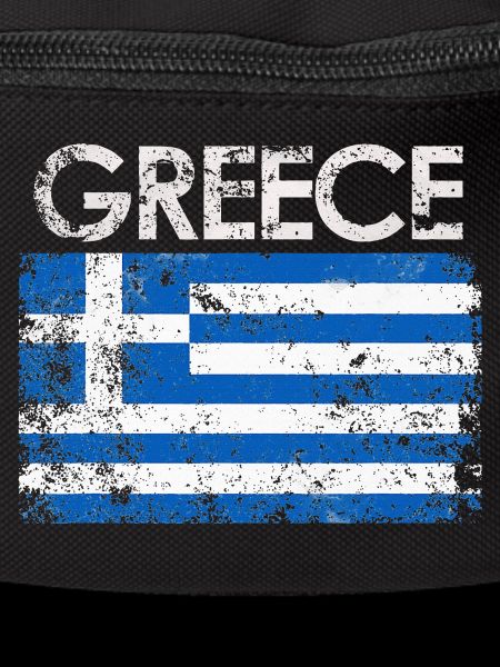 Distressed Greece Flag Graphic