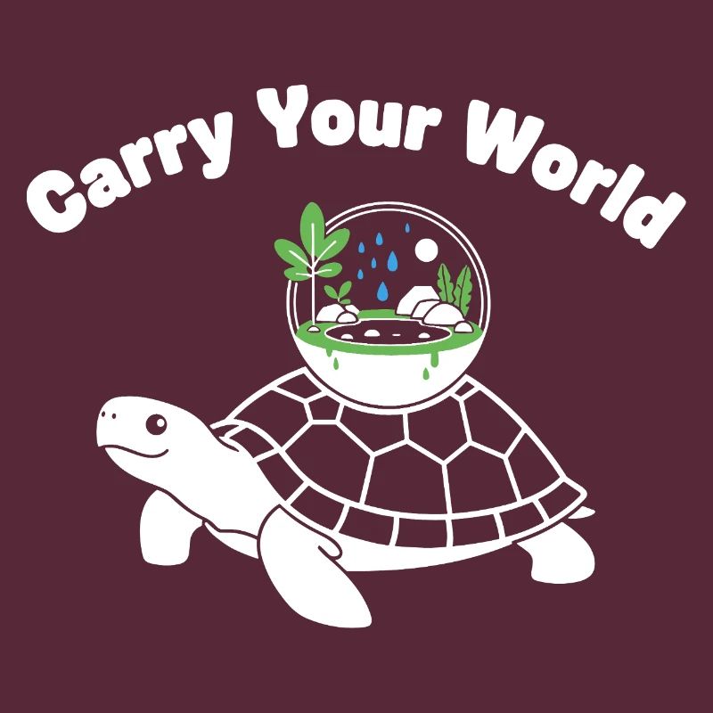 Glass Dome Turtle World in Shell