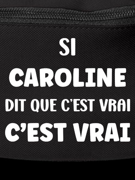 Caroline says it's true