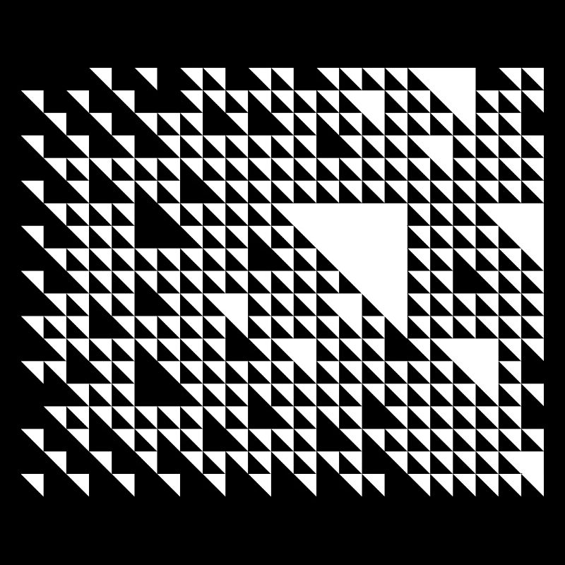 Grille de mosaïque triangulaire