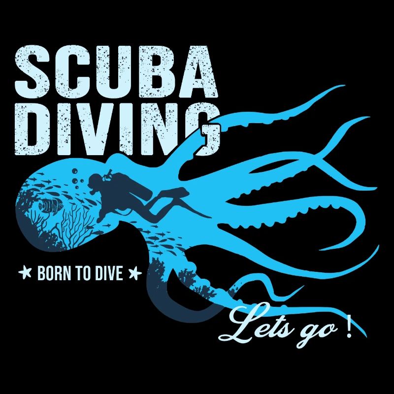 Diving Born to dive cool gift for diver