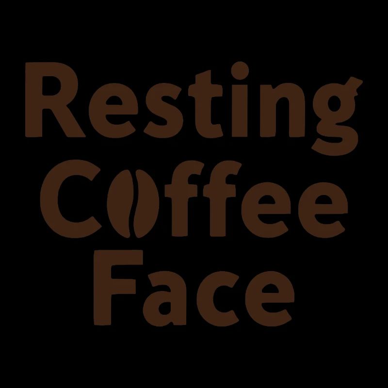 Resting Coffee Face Kaffeeliebe