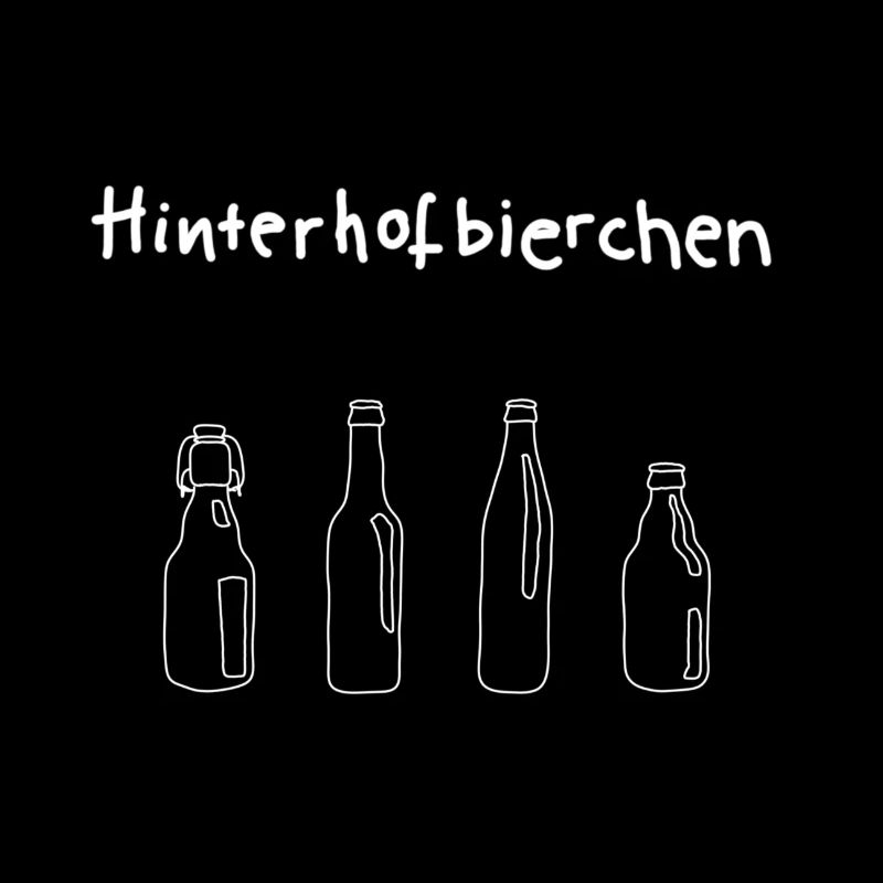 Hinterhofbierchen Bier Motto