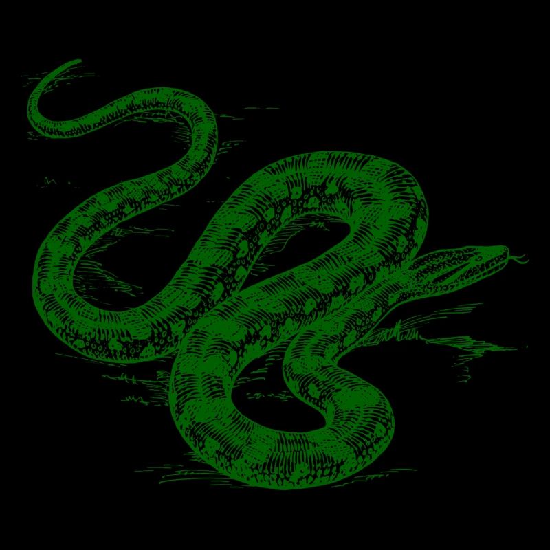 Serpent vert