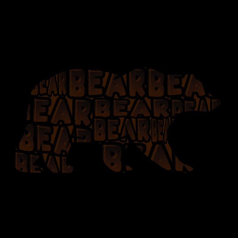 Strong brown bear
