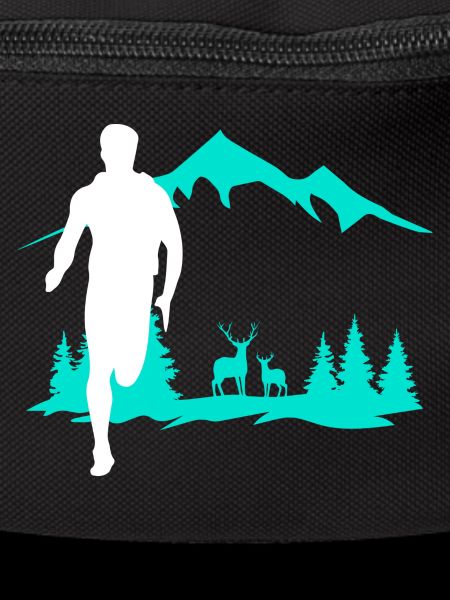Trail running nature