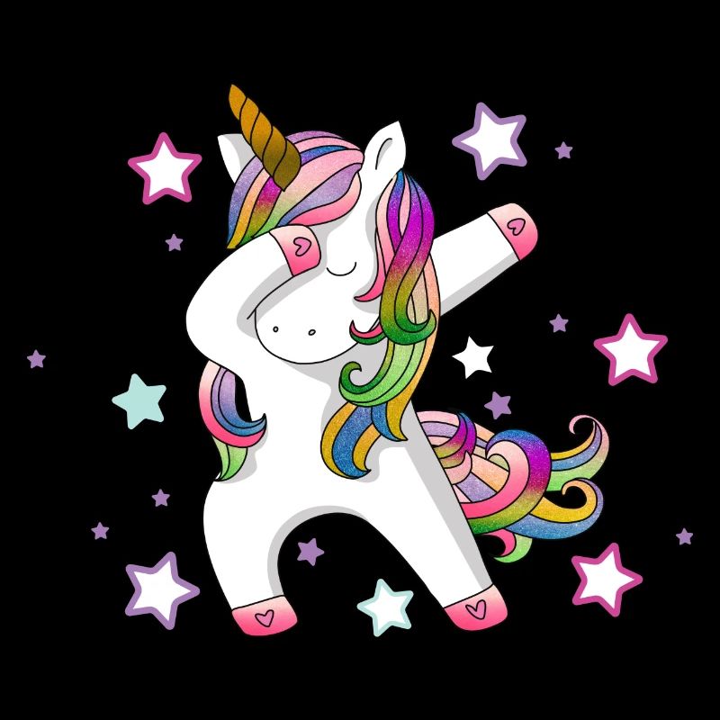 Dabbing Einhorn