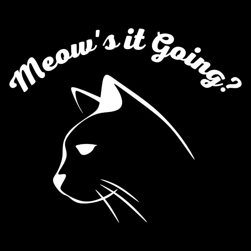 Miaou ça va Lusitger Cats Dire Mignon Chat