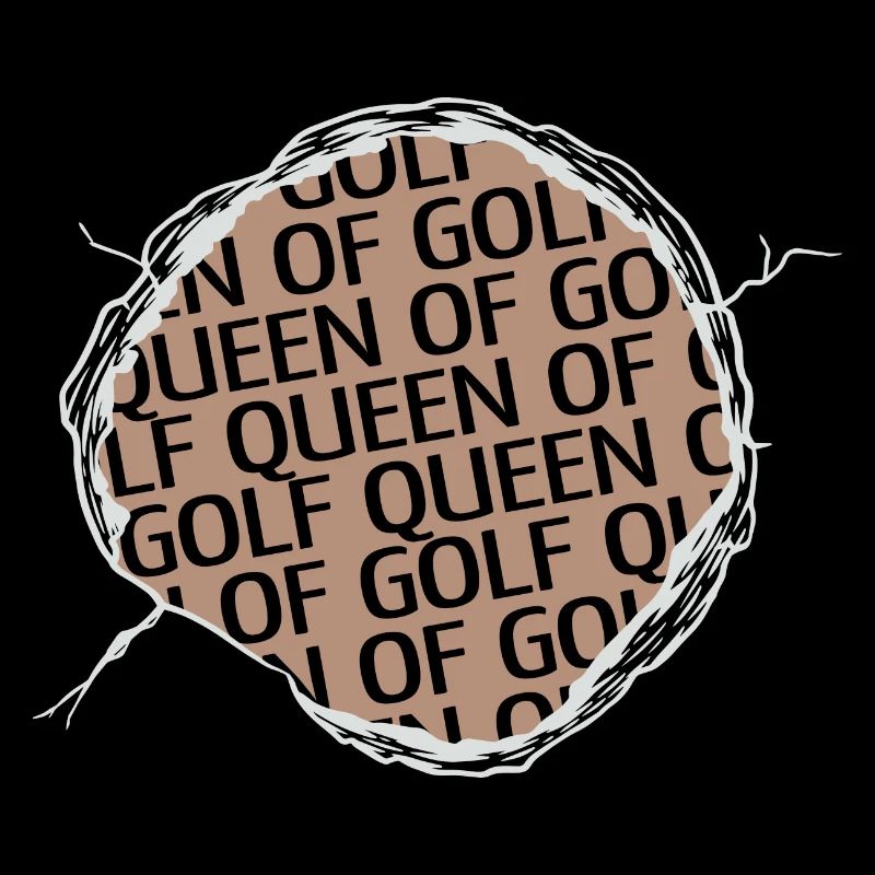 Golfbag humour heureux golfmaman golfdécor putter