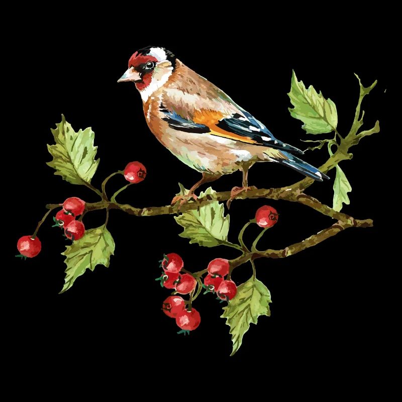 Bunter Vogel