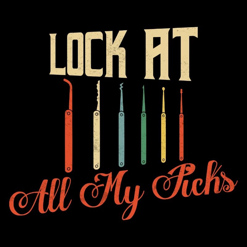 Lock At All My Picks Locksmith Lockpicker