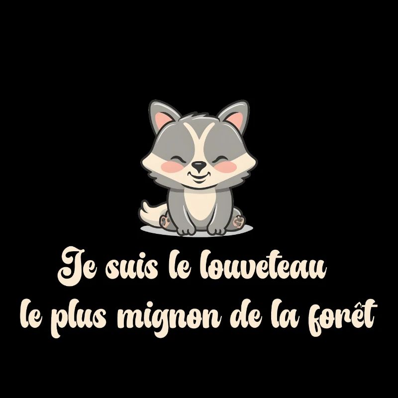 Je suis le louveteau le plus mignon de la forêt
