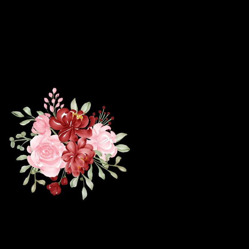 Roter Blumenbuchstabe G