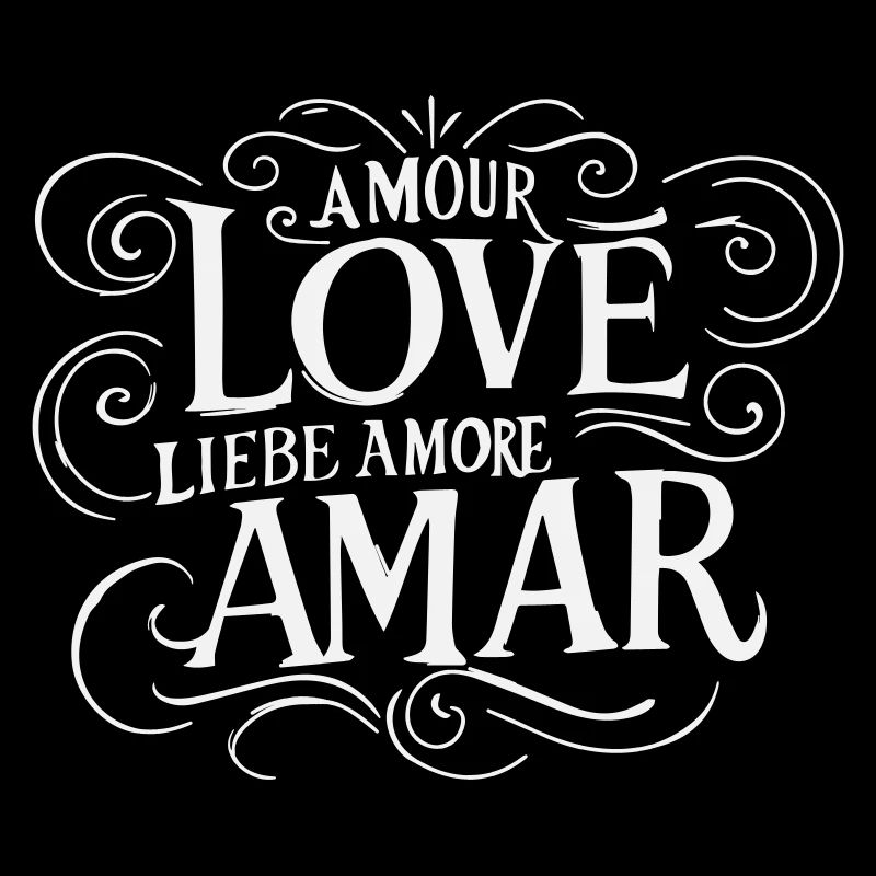 Universelle Liebe – Romantisches, verziertes Weiß