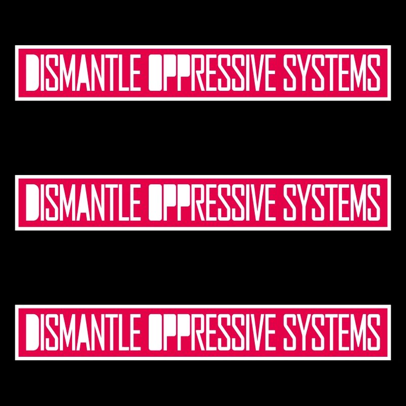 Dismantle Oppressive Systems Activism Statement