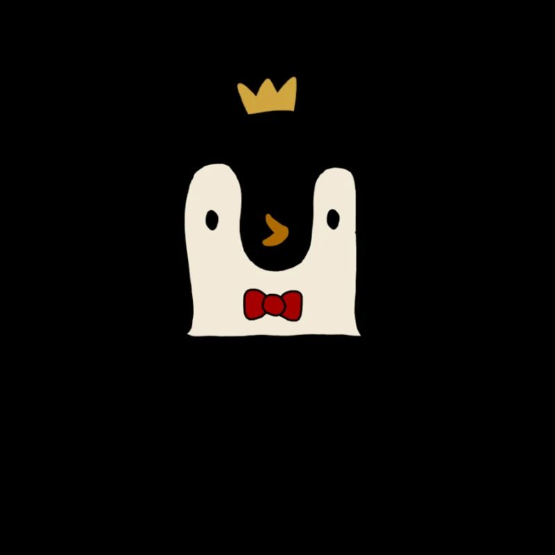 Pingouin Princesse Cadeau Mignon Mignon Design Enfants