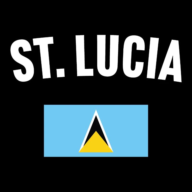 St. Lucia Flagge