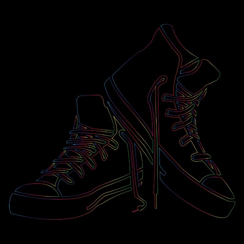 Sneaker Regenbogen