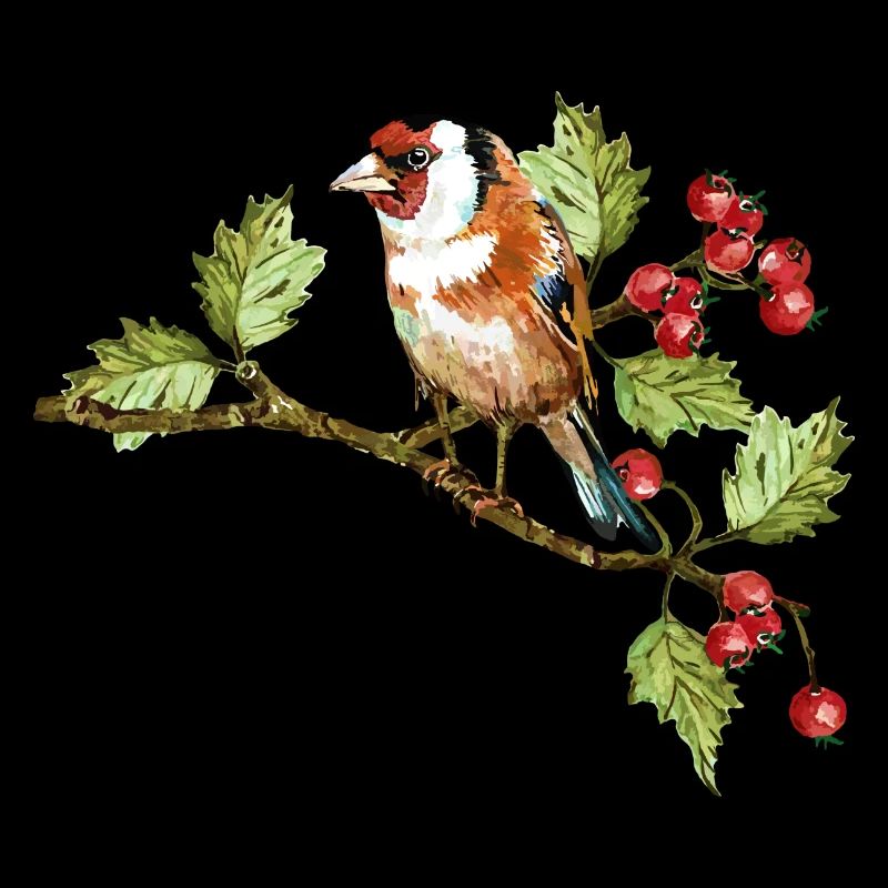 Bunter Vogel