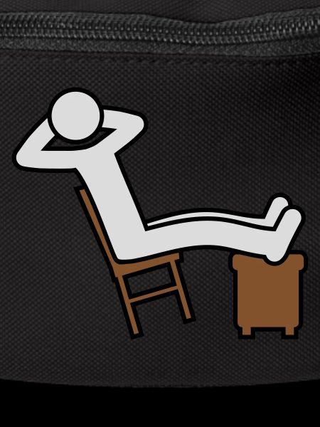 Man rests